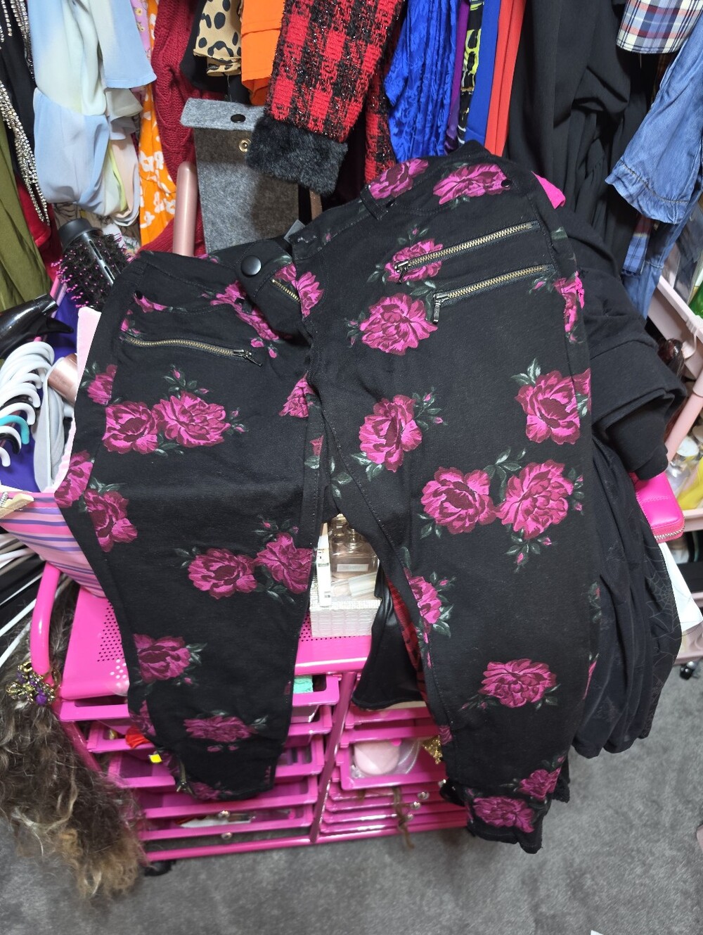 Torrid 12 Floral Print Jeggings